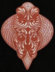 Red & White Elegant Ornaments E-packet