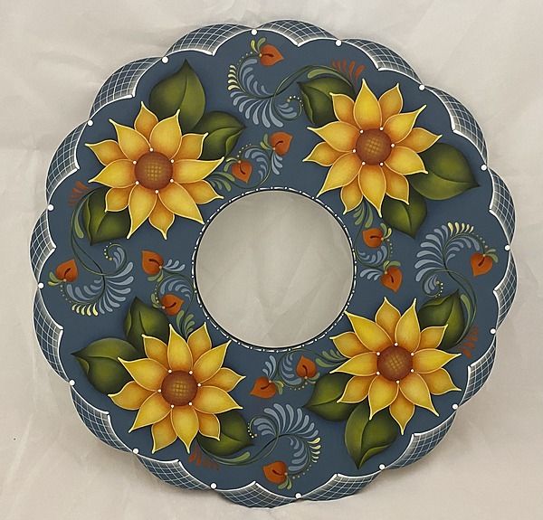 Pretty Sunflower Wreath E-packet